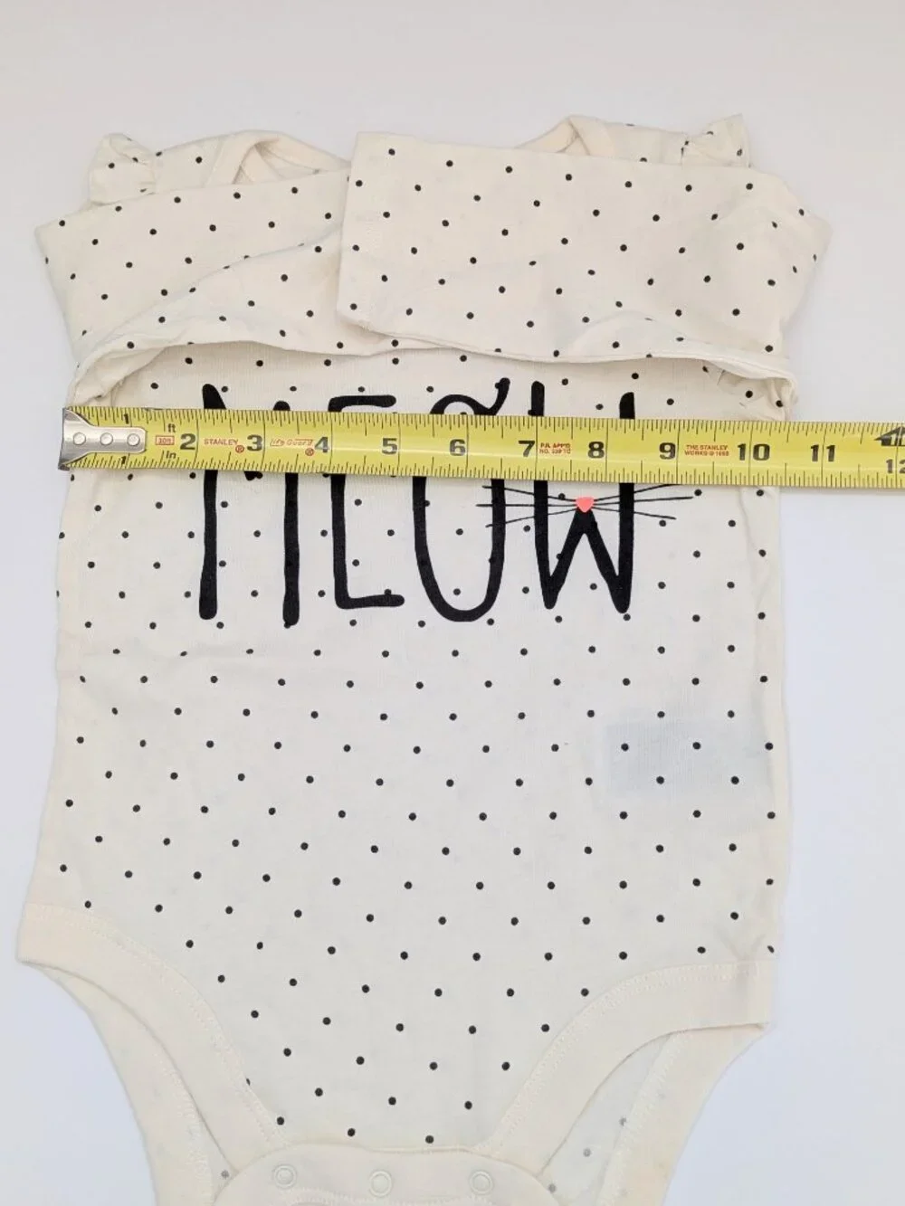 GAP Baby (12-18 Months) Cream/Black Polka Dot 